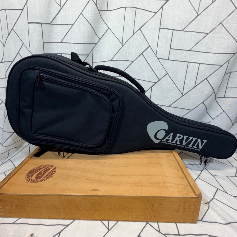 Carvin Mini Electric Guitar Gig Bag Case Black Padded Backpack Straps Soft Shell